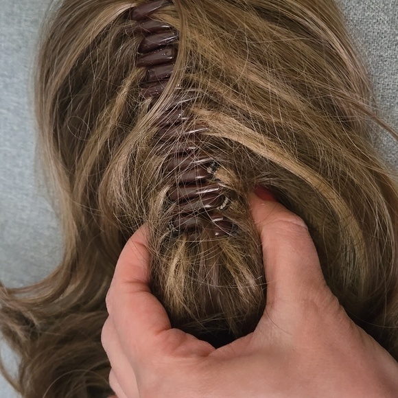 Elegant Brown Hair Extension Ponytail Clip, NWOT - Picture 5 of 6